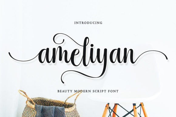 Ameliyan: A Sweet & Romantic Script Font for Modern Branding Projects