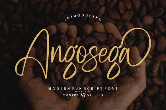 Angosega: A Script Font That Brings Elegance to Editorial Design