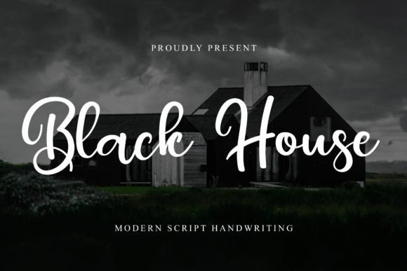 Black House: A Premium Script Font That Elevates Business Branding