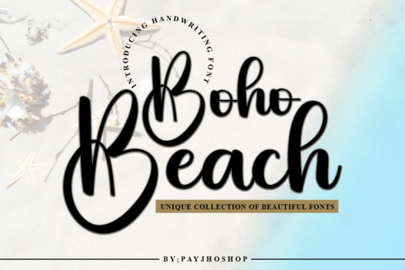 Boho Beach: A Modern Handwritten Font for Creative Branding Projects