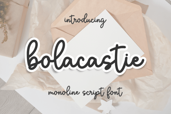 Bolacastie: A Sweet Script Font for Editorial Charm
