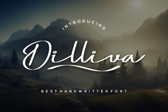 Dilliva: A Delicate Script Font for Crafters and Product Designers