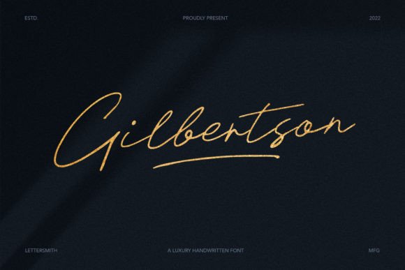 Elegant Handwritten Font for Modern Web Design: Meet Gilbertson