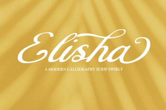 Elisha Font: A Dazzling Script Amp for Web Designers