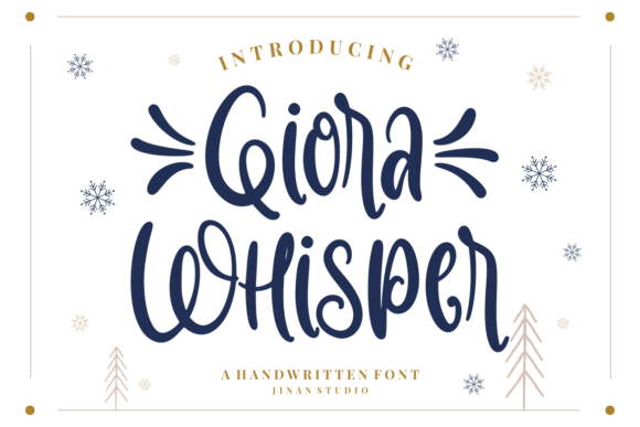 Giora Whisper: A Handwritten Font That Elevates Small Business Branding