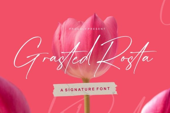 Grasted Rosta: A Handcrafted Font That Brings Elegance to Every Maker’s Creation