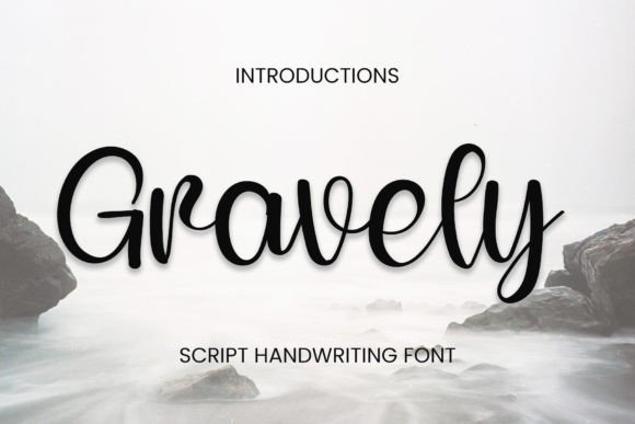 Gravely: A Stylish Handwritten Font for Modern Brand Campaigns