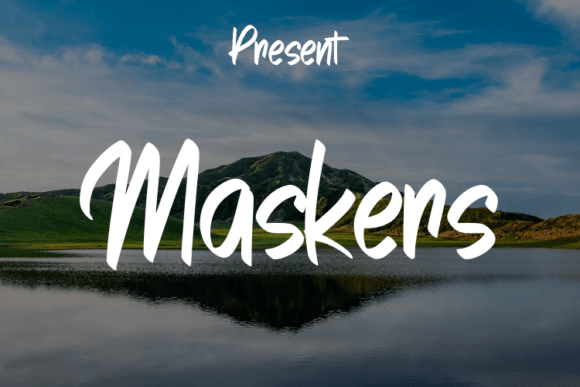 Maskers: A Modern Script Typeface for Elegant Web and Brand Design