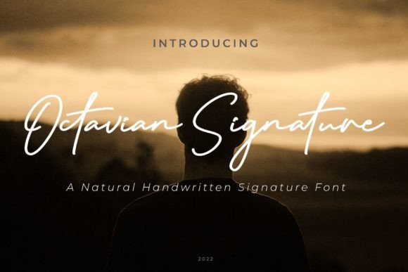 Octavian Signature: A Handwritten Font for Elegant Editorial Design