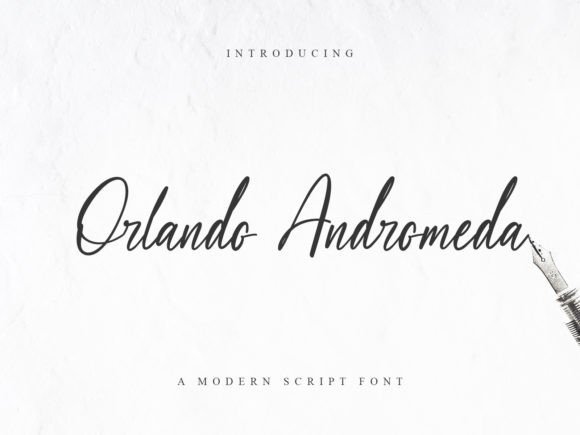 Orlando Andromeda: A Modern Script Font for Versatile Branding