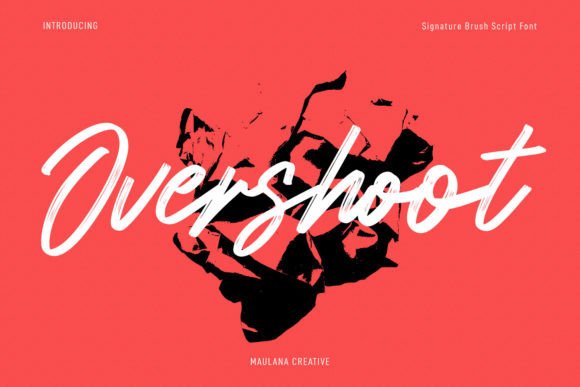 Overshoot: A Script Font That Elevates Editorial Design