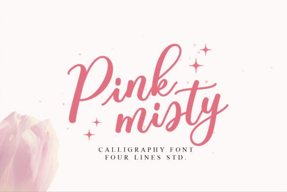 Pink Misty: A Stylish Script Font for Web Designers and Digital Brands