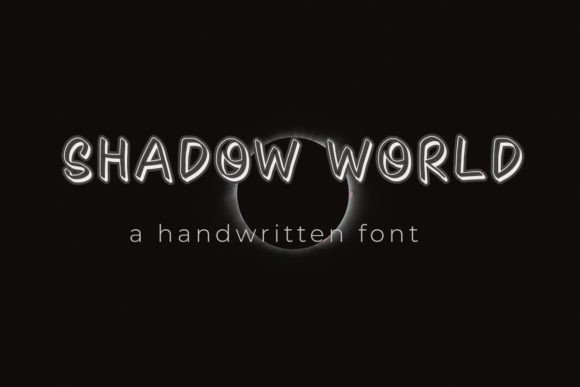 Shadow World: A Playful Handwritten Font for Modern Web Design