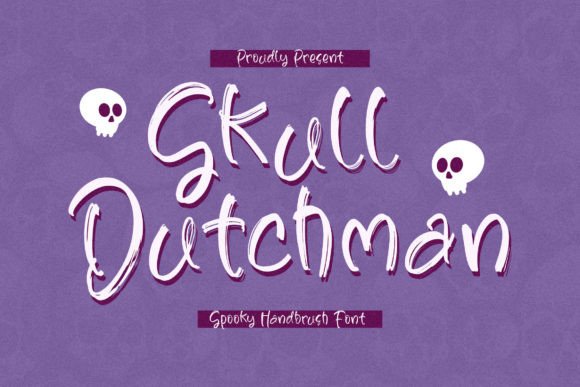 Skull Dutchman: A Spooky Handbrush Font for Hauntingly Beautiful Craft Designs