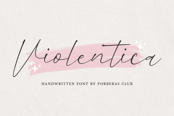 Violentica: A Signature Script Font That Elevates Campaign Typography