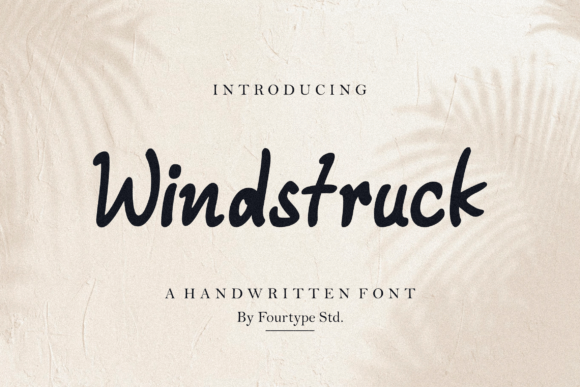 Windstruck: A Handwritten Font That Elevates Editorial Design
