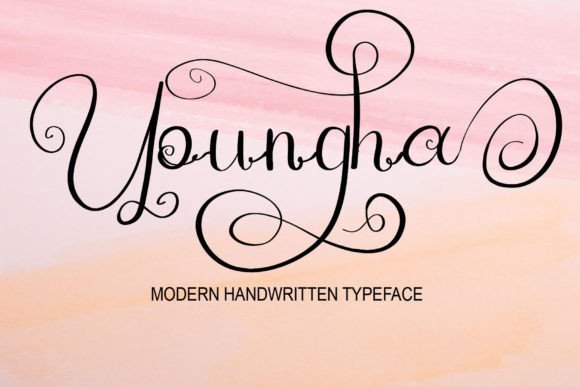 Youngha: A Handwritten Font That Brings Life to Handmade Labels and Printables